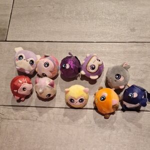 🍕 Squeezeamals Micro Mini Plush Toy Bundle
